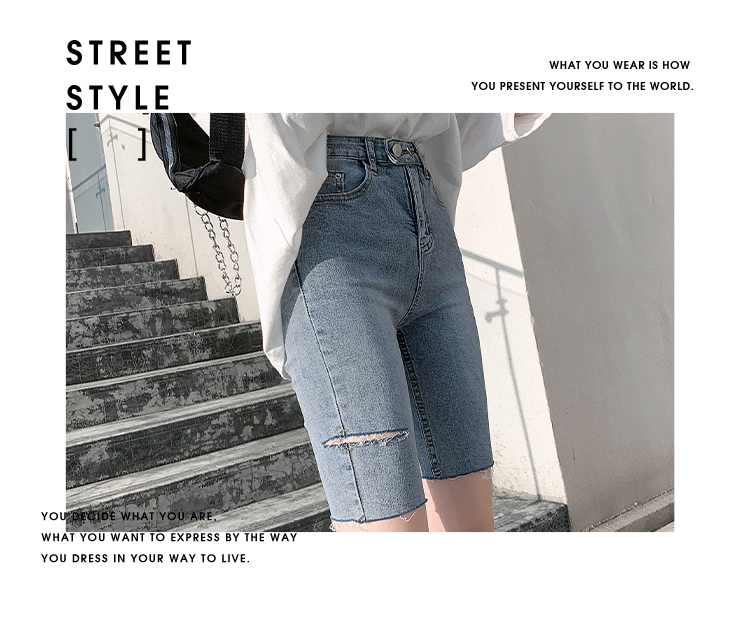 Jeanswest Women's Denim Shorts 2026 Summer Simple Versatile High-Waist American Style Slim A-Line Hot Pants Black 2XL 6