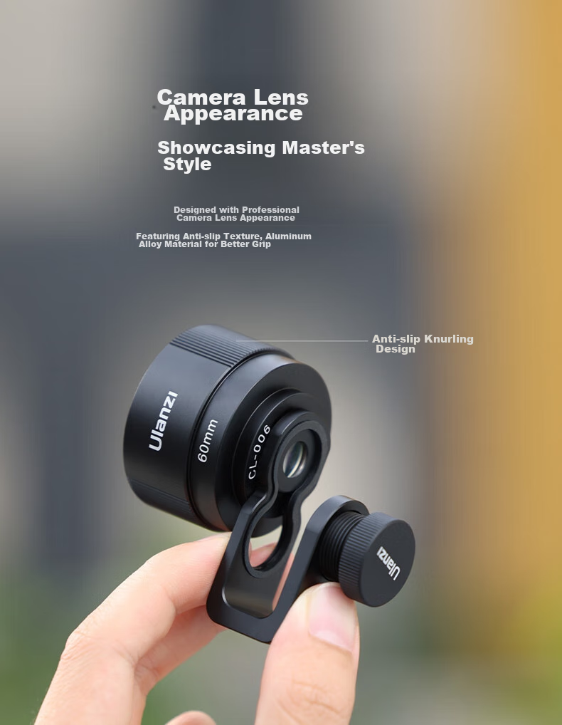 Ulanzi CL-003 Smartphone Macro Lens Third Generation Master Edition for Insect And Flower Detail Photography, Compatible with Huawei, Apple IPhone, Xiaomi, OPPO 11