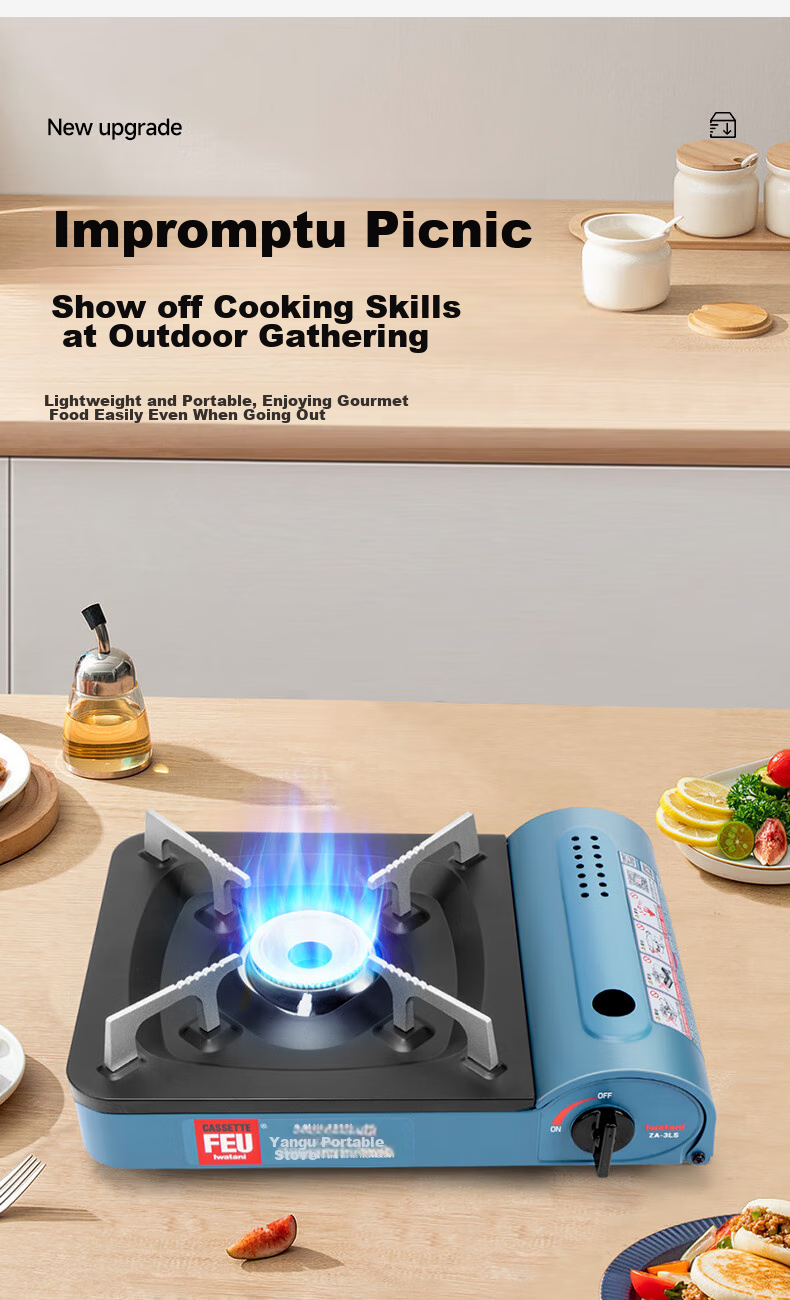 Iwatani ZA-3LS Portable Gas Stove, Camping Cooker, Outdoor Cooking Equipment, Camping Burner for Gatherings And Picnics 5