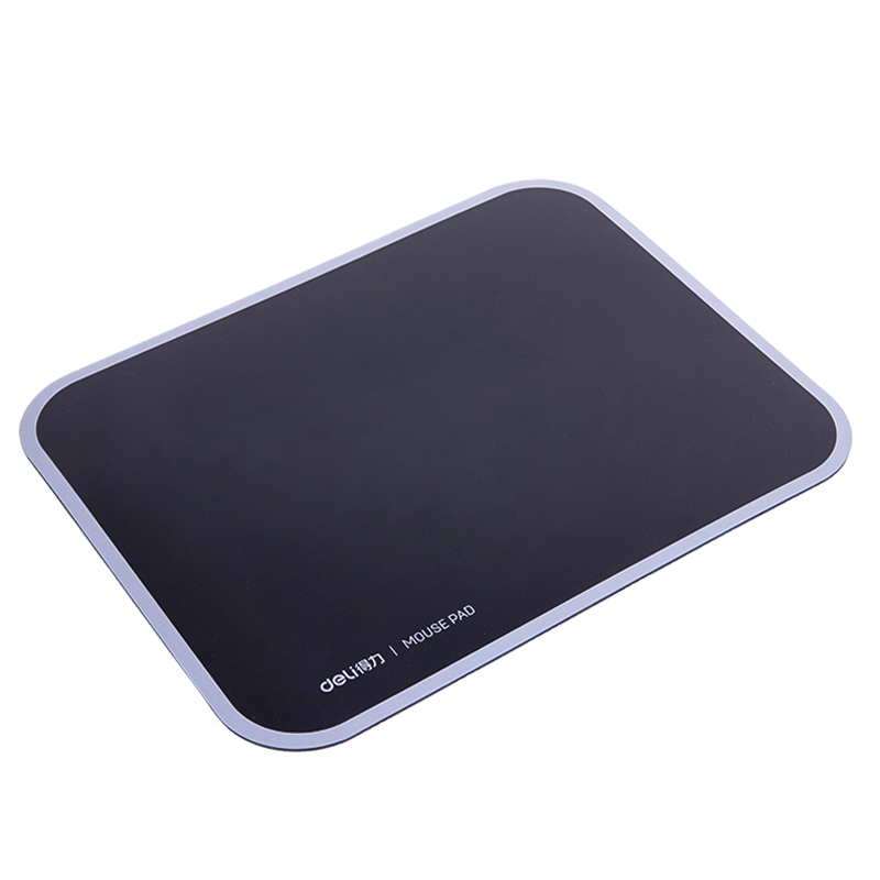 Deli Comfortable And Wear-Resistant Resin Mouse Pad, Office Computer Desk Mat, Mouse Pad, Small Gaming Mouse Pad, Black 2227
