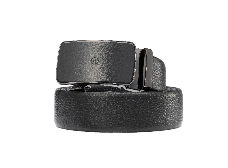 Aokang Men's Automatic Buckle Belt, Business Waistband, Top-Grain Leather Trouser Belt, Birthday Gift for Husband 13
