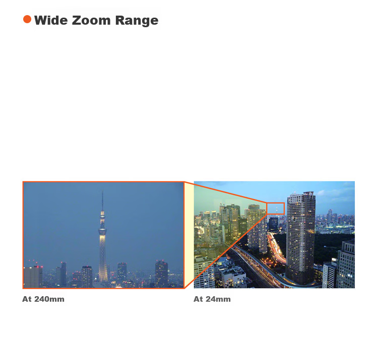 SONY FE 24-240mm F3.5-6.3 OSS Full-Frame Telephoto Zoom Mirrorless Lens, SEL24240 7