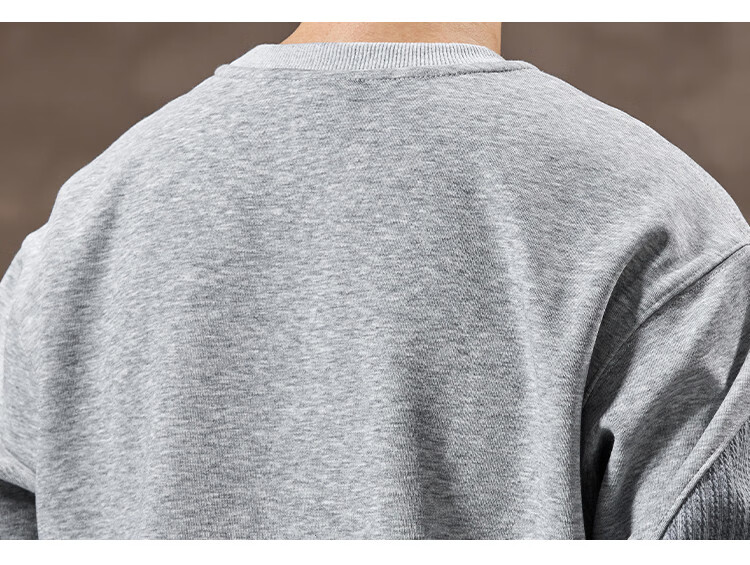 JEEP 2026 Spring And Autumn Loose Comfortable Men's Sweatshirt, Casual Sports Top, Round Neck Long-Sleeve Pullover Sweatshirt for Me 27