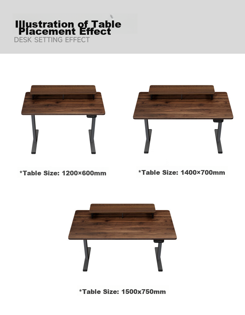 Brateck Beihu Monitor Riser Stand, Display Stand, Desktop Computer Stand, Laptop Stand with Storage Rack, G600 Black Wood Grai 13