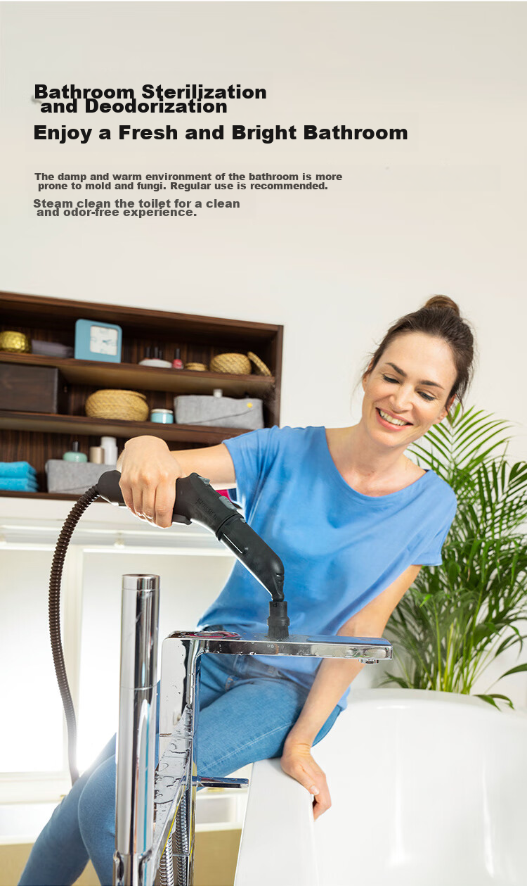 KARCHER German Steam Mop, Household High-Pressure High-Temperature Cleaning Machine, Kitchen Range Hood Cleaning Machine, Oil Removal, 30-Second Rapid Heating Floor Cleaner, Sterilization SC3 14
