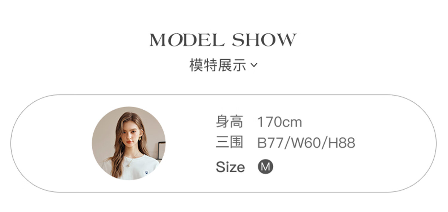 Oulain Pure Cotton Long-Sleeve T-Shirt for Women, Autumn French Embroidery Casual Round Neck Top, Heart Embroidery, L 2
