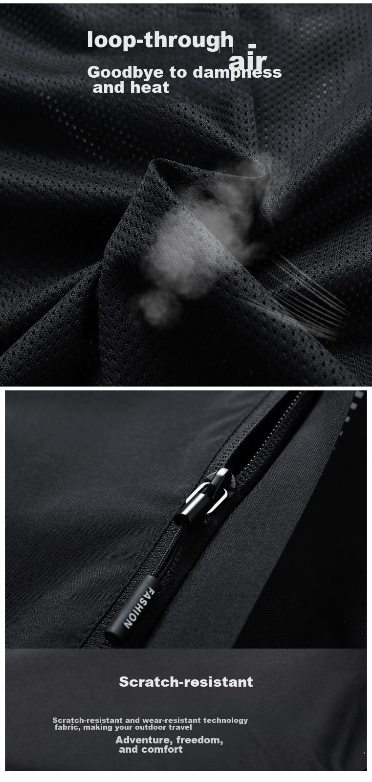 JEEP SPIRIT Men's Windbreaker Jacket for Spring, Autumn And Winter, Three-In Hooded Outdoor Mountaineering Coat, Navy Blue, Size L 6