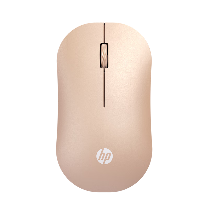 HP DM10 Wireless Bluetooth Dual-Mode Mouse, Business Office Wireless Mouse for Apple Laptops, Micro-Bluetooth Portable Wireless Mouse, Milk Tea Color