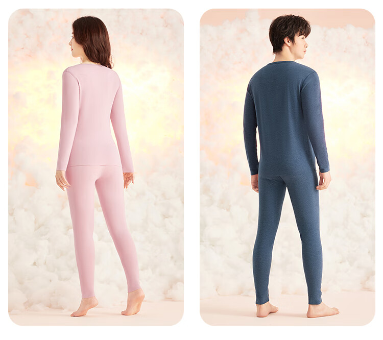 Hodohome Women's Underwear, Autumn And Winter, Yangli Ion Antibacterial, Anti-Mite, Anti-Static, Women's Thermal Underwear, Patch Style, Cloud Dance Purple, Size 175 23