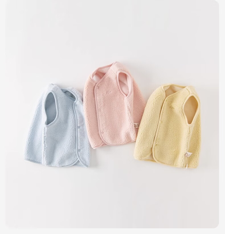 DAVE & BELLA Kids Reversible Sherpa Fleece Vest Autumn Winter Boys Girls Baby Jacket 11
