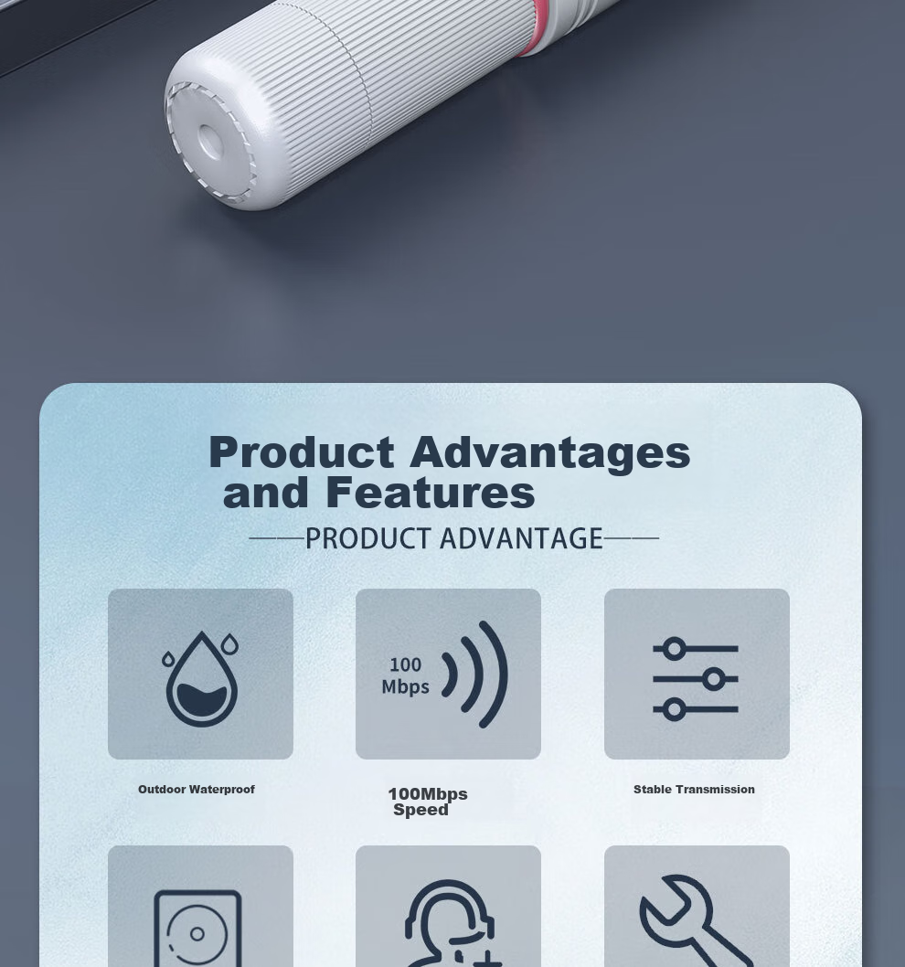 COMPCCTV Standard POE Separator Outdoor Waterproof, National Standard 48V to 12V POE Converter Power Supply Module for Network Monitoring Cameras 2