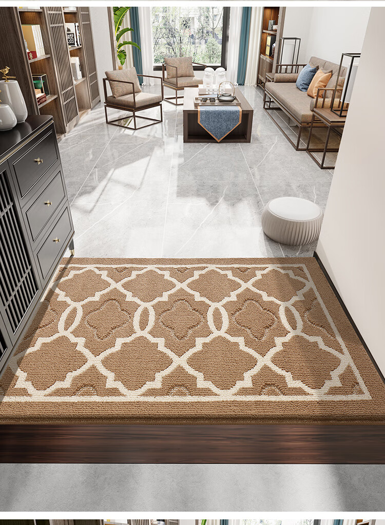 Dajiang Entrance Mat, Doorway Rug, Luxurious High-End Foyer Mat, Indoor Door Mat, Entrance Mat, 90x150cm 10