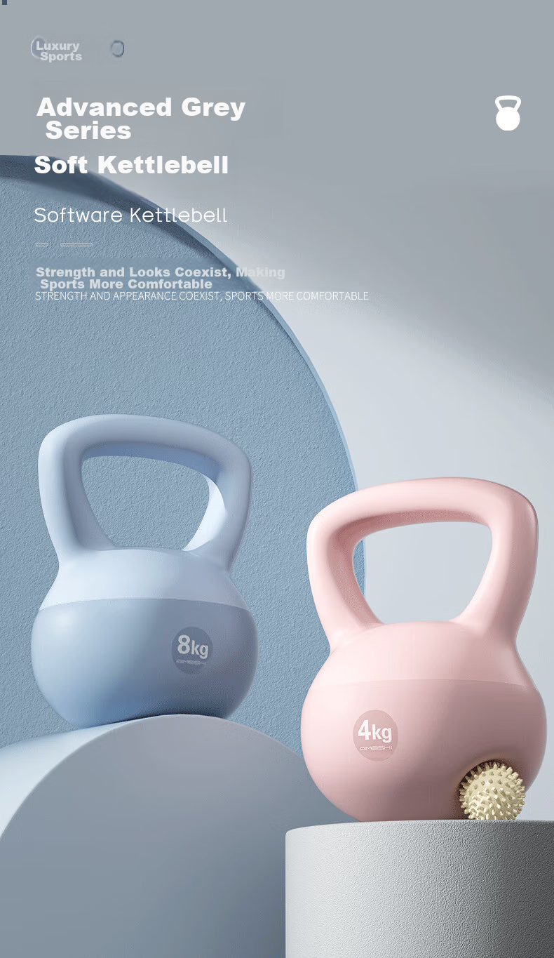 AiMeiShi Soft Kettlebell for Women's Home Fitness Equipment, Arm Exercise Dumbbell for Squats And Glute Workouts, 6KG 1