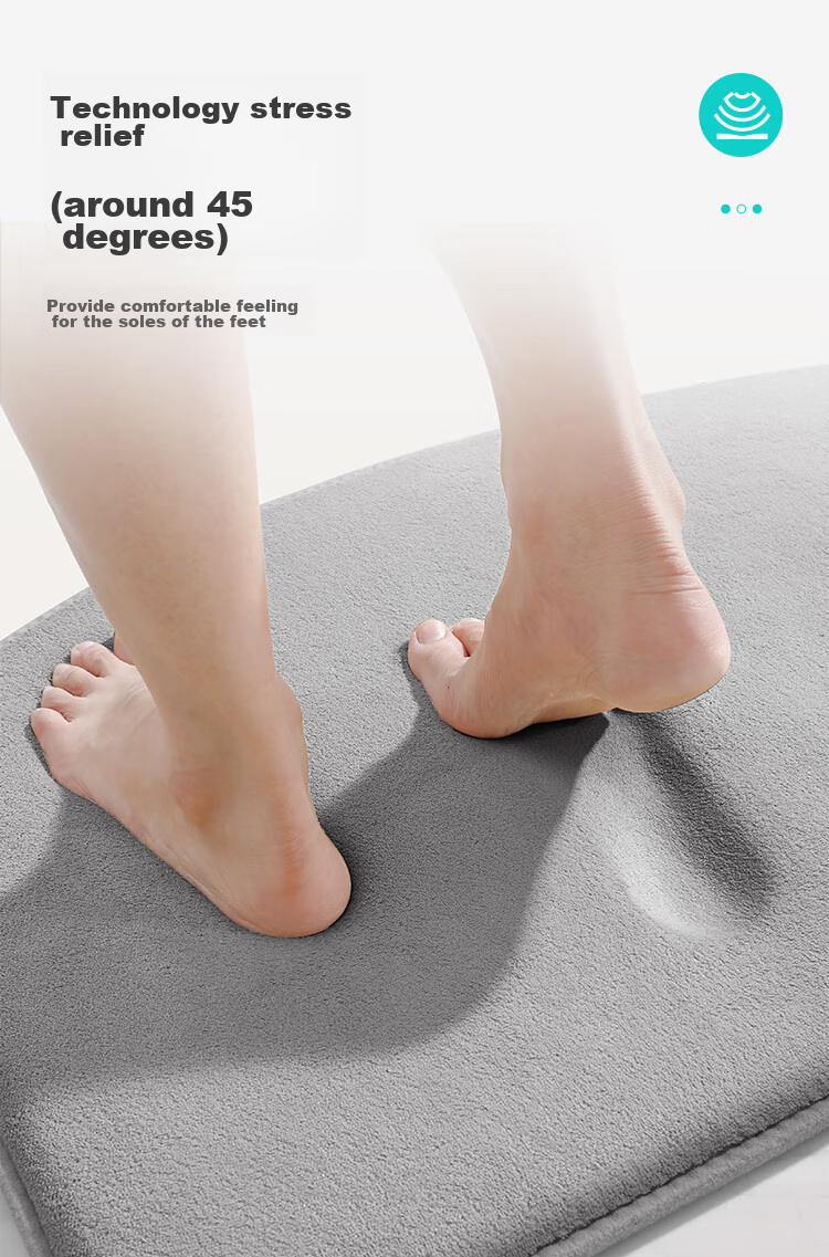 Dajiang Bathroom Mat, Entrance Absorbent Floor Mat, Toilet Foot Mat, Bathroom Mat, 50x80cm 8