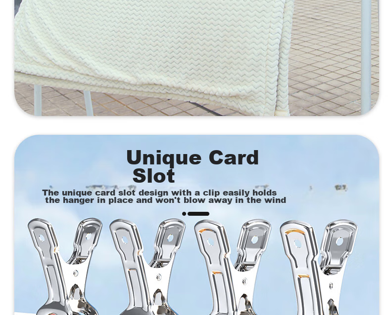 Bingyou Multi-Functional Clothes Pegs Strong Windproof Plastic-Coated Laundry Clips for Home Use Socks Holder 5
