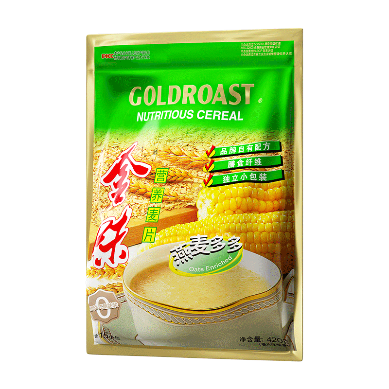 金味燕麦多多燕麦片420克（28g*15袋）冲饮谷物麦片即食 早餐代餐食品