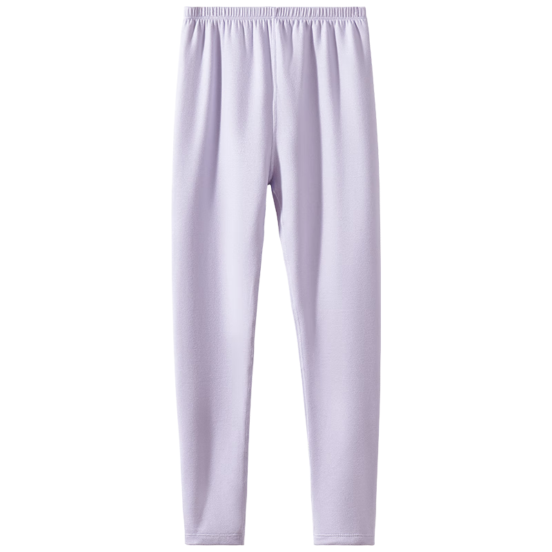 LangSha Children's Thermal Pants with Wool and Mulberry Silk Girls' Autumn and Winter School Uniform Thermal Leggings