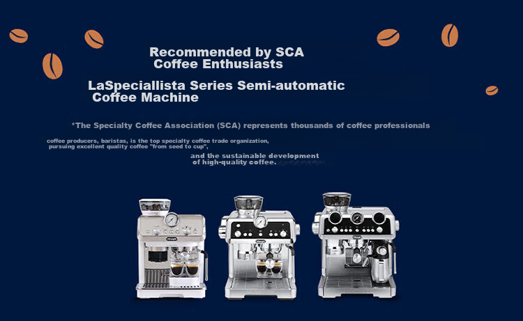 Delonghi [Upgraded Version] Home Semi-Automatic Coffee Machine Cold Brew Edition Silver Knight Grinder All-In Machine with Visible Pressure Manual Milk Frother EC9255.BK Black 3