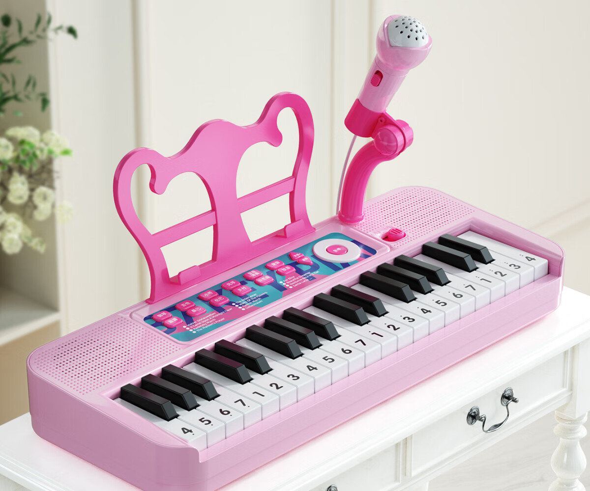 Xinge Electronic Keyboard, Children's Piano Toy, Birthday Gift for Boys And Girls, Early Education Musical Instrument for Toddlers, Home Use, 37 Keys with Desk And Chair 17
