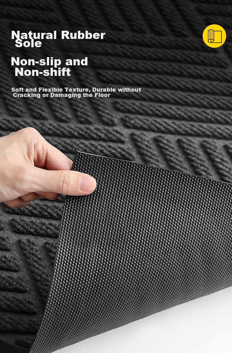 Boneng Commercial High-End Entrance Door Mat, Outdoor Entrance Carpet, Foot Mat, Indoor Doorway Mat, Rubber Mat, 60x90cm 9