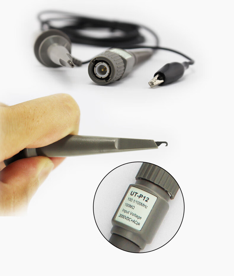 UNI-T UTP12 Oscilloscope High Voltage Probe 100:1 100MHz 2000V High Voltage Measurement 1