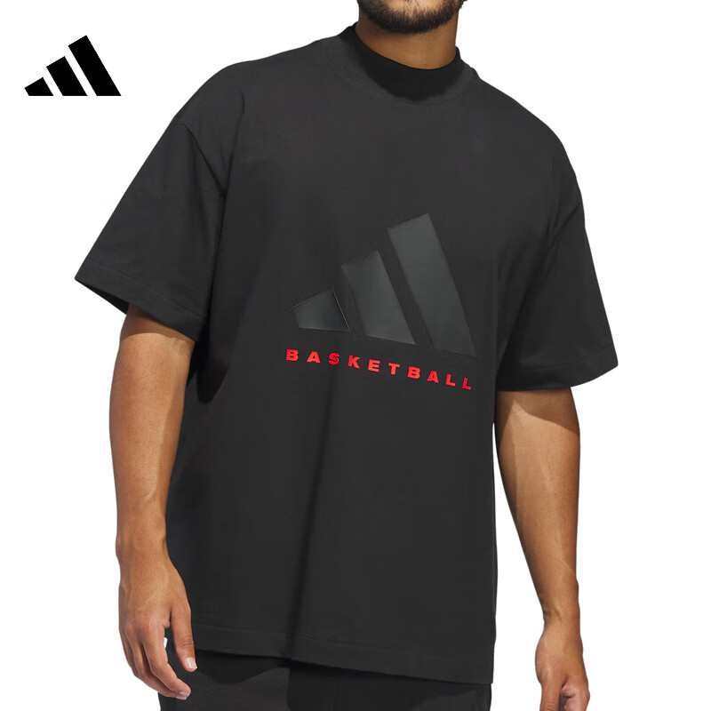 Adidas Unisex Couple Style Fashionable Chapter Comfortable Sports Casual Short-Sleeve T-Shirt XL 17