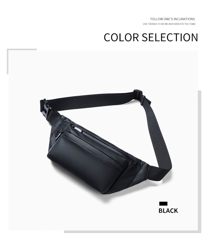 Viney Chest Bag for Men, Trendy Lightweight Cycling Sports Waist Pack, Fashionable Versatile Shoulder Bag, Men's Small Bag, Trendy Casual Backpack 2