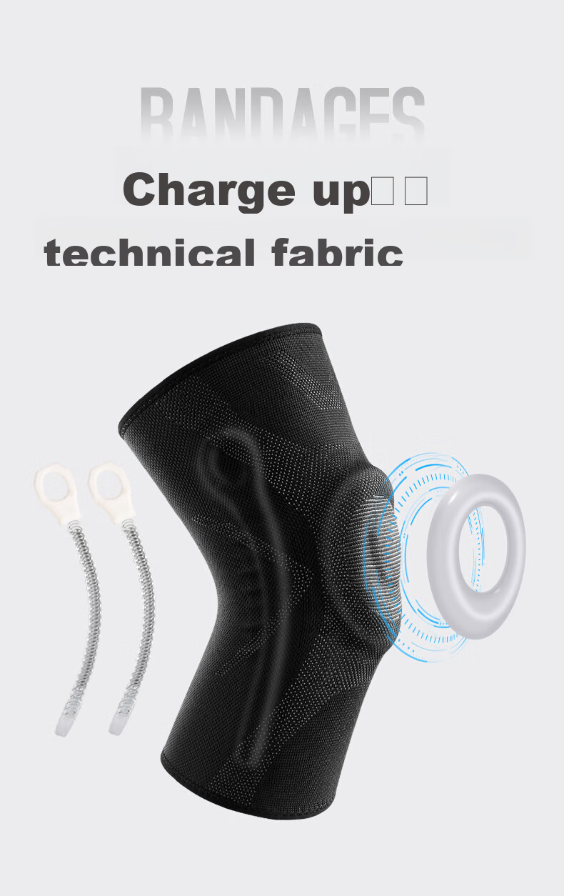 Mdikawe Knee Brace for Spring And Summer Sports, Meniscus, Basketball, Running, Patella-Specific for Men And Women, Badminton, Soccer, Hiking Protective Gear Size M 6