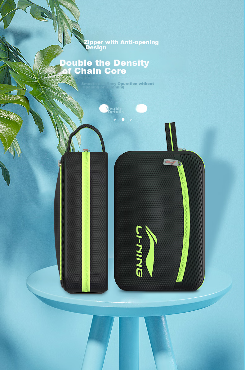 LI-NING Dry-Wet Separation Swim Bag for Men And Women, Storage Waterproof Bag, 750 Navy Blue 4