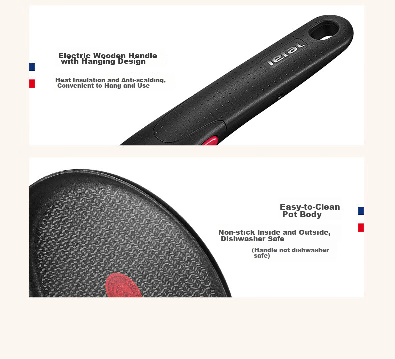 Tefal Non-Stick Frying Pan, Detachable Pancake Griddle, Nutritious Breakfast Pan, Compatible with Gas Stove And Oven, Titanium-Coated Non-Stick Frying Pa 16