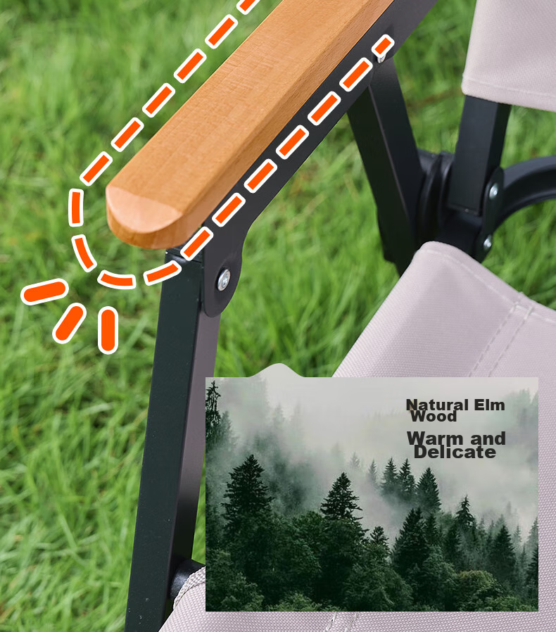 Woteman (WHOTMAN) Kmiti Chair, Outdoor Folding Chair, Portable Camping Equipment, Fishing Chair, Beach Armchair 23