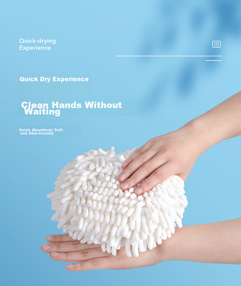 LYNN Hand Towel Hanging Bathroom Kitchen Toilet Wiping Ball, Super Absorbent, Quick-Drying, Lint-Free Hand Towel Cloth 3