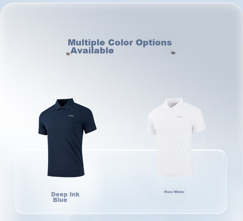361° Men's Short-Sleeve T-Shirt, Summer Quick-Dry Polo Shirt, Running Fitness Sportswear, Half Sleeve, 652524102D-1 19