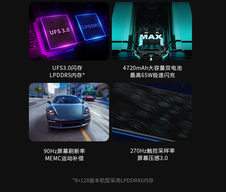 腾讯黑鲨游戏手机312GB+128GB铠甲灰骁龙865270Hz触控采样率“三明治”液冷散热90Hz屏幕刷新率双模5G