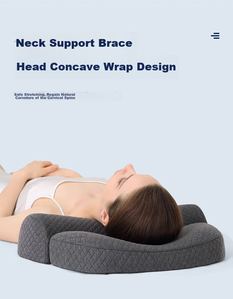 J.Sir Cervical Pillow Neck Support Pillow for Cervical Spondylosis, Deep Sleep for Adults, Medical Anti-Snoring Memory Foam Pillow 8