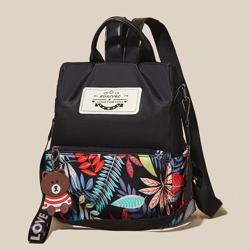 FOXER Women's Backpack, Large Capacity, School Bag, Sports Travel Bag, Light Luxury, Valentine's Day Gift