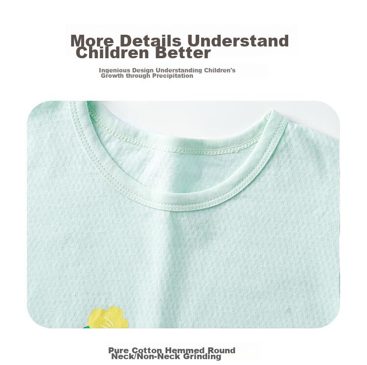 DEESHA [100% Cotton Mesh] Children's Loungewear, Girls' Pajamas for Older Kids, Children's Air Conditioning Suit Set 9