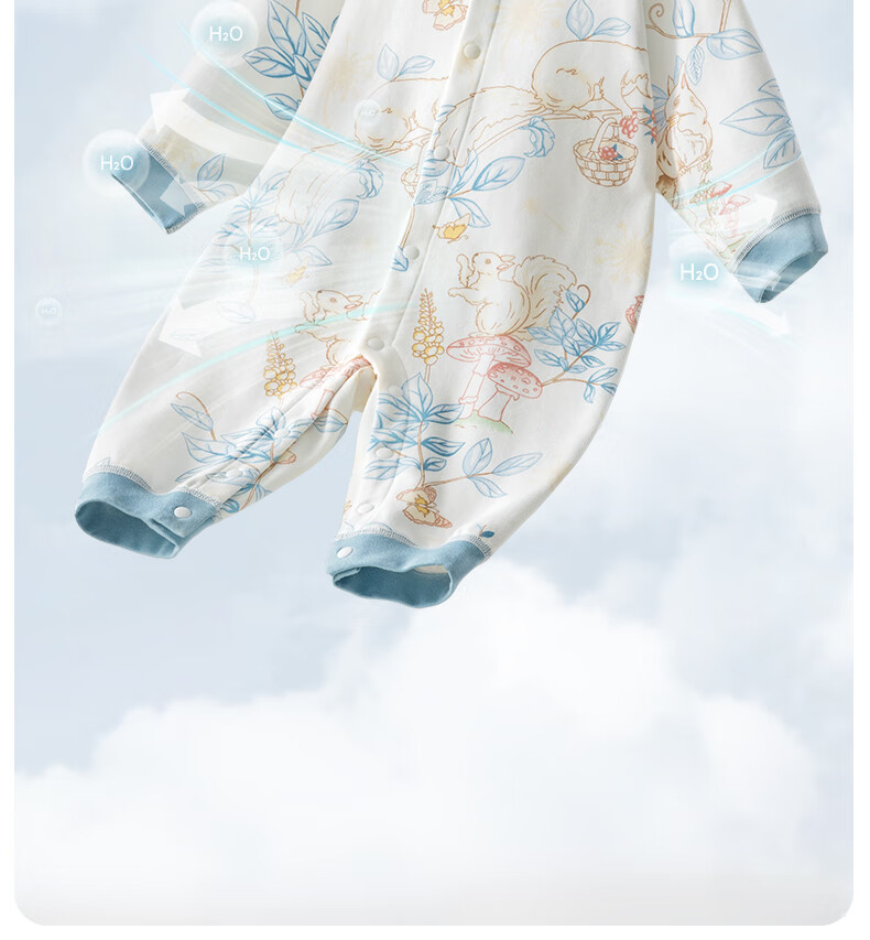 Beitaisi Baby Clothes Spring And Autumn Long-Sleeve Bodysuit, Pure Cotton Newborn Onesie, for Boys And Girls, Early Spring Outfit Pajamas 16
