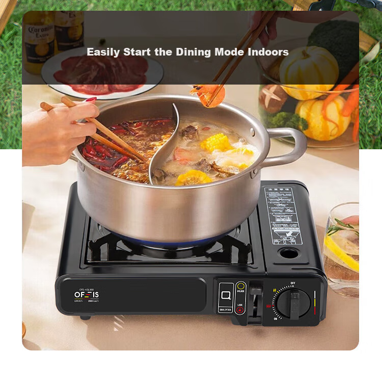 OFEIS Portable Stove, Explosion-Proof Outdoor Stove, Magnetic Stove, Camping Stove, Kasha Stove, Wilderness Gas Stove 14