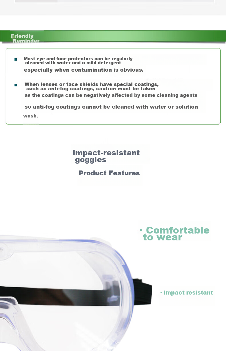 3M 1623AF Chemical Splash Goggles, Effective Protection against Liquid Splashes, Anti-Fog, Impact Resistant, Clear Glasses, 1 Pair 5