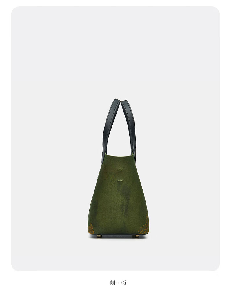 PmSix Mother's Day Gift for Mom, New Chinese-Style Women's Handbag, National Intangible Cultural Heritage Mulberry Silk Vintage Tote Basket Crossbody Bag 15