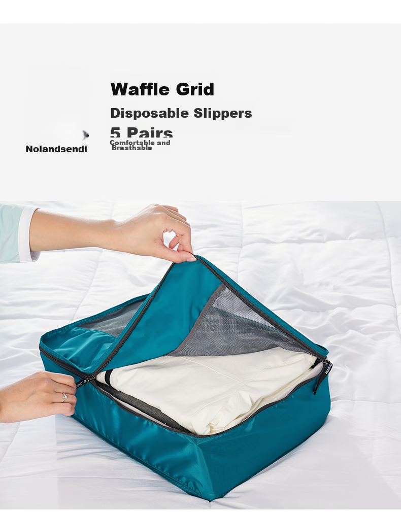 M Square Travel Storage Bag, Clothes Organizer, Portable Luggage Bag for Trips, Lake Blue, M*2 5