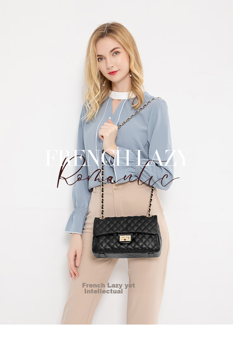 MONTAGUT Women's Handbag, Chanel-Inspired Chain Bag, 2026 New Crossbody Bag, Shoulder Bag, Birthday Gift for Wome 3