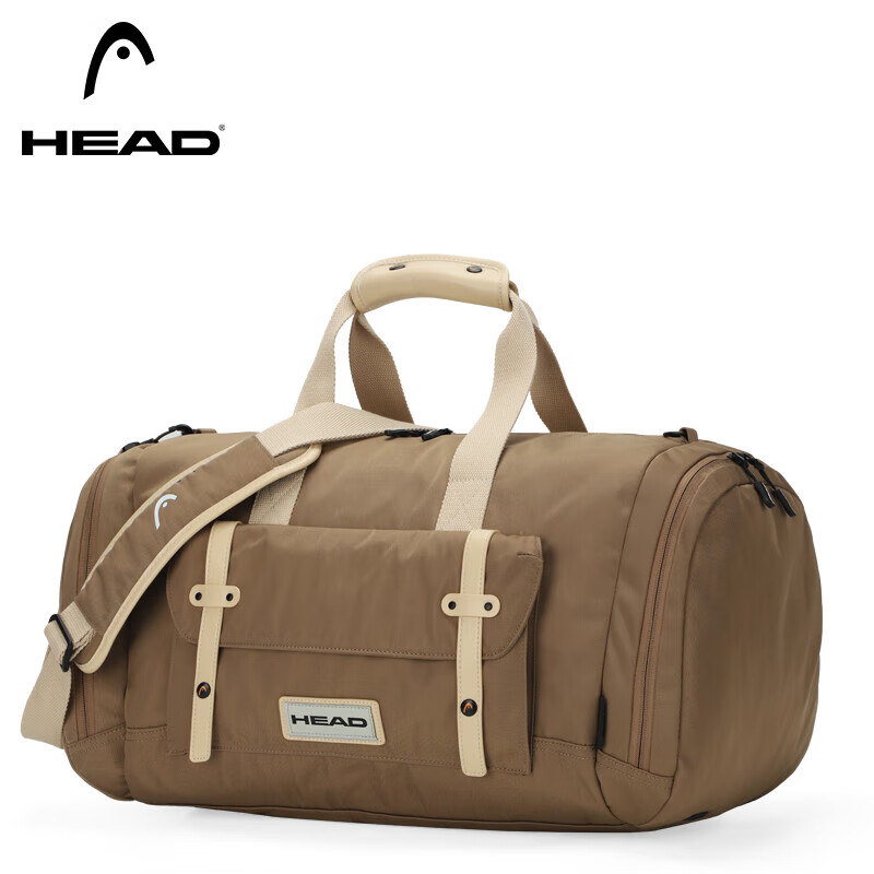 HEAD Travel Bag, Large Capacity Business Short-Trip Luggage Bag, Handheld Water-Resistant Gym Bag for Wome