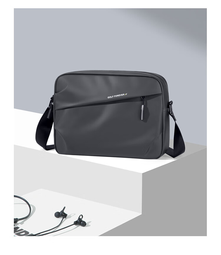 GOLF Shoulder Bag for Men, Casual Crossbody Bag, Phone And IPad Holder, Water-Resistant Commuter Bag, Lightweight Sports Messenger Bag 16