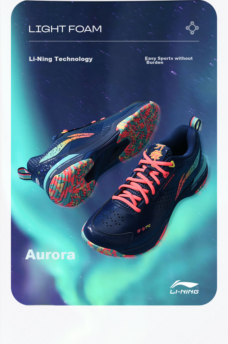 Li-Ning Badminton Shoes, Unisex Quick-Start Professional Competition Shoes, Knife Edge PRO, Standard White, Size 36 6