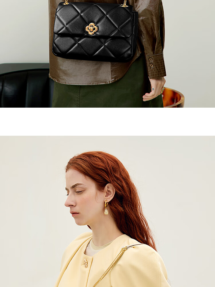 NUCELLE Women's Handbag, 2026 Underarm Chain Light Luxury Chanel-Style Quilted Shoulder Crossbody Bag for Women, Birthday Gift for Girlfriend 16