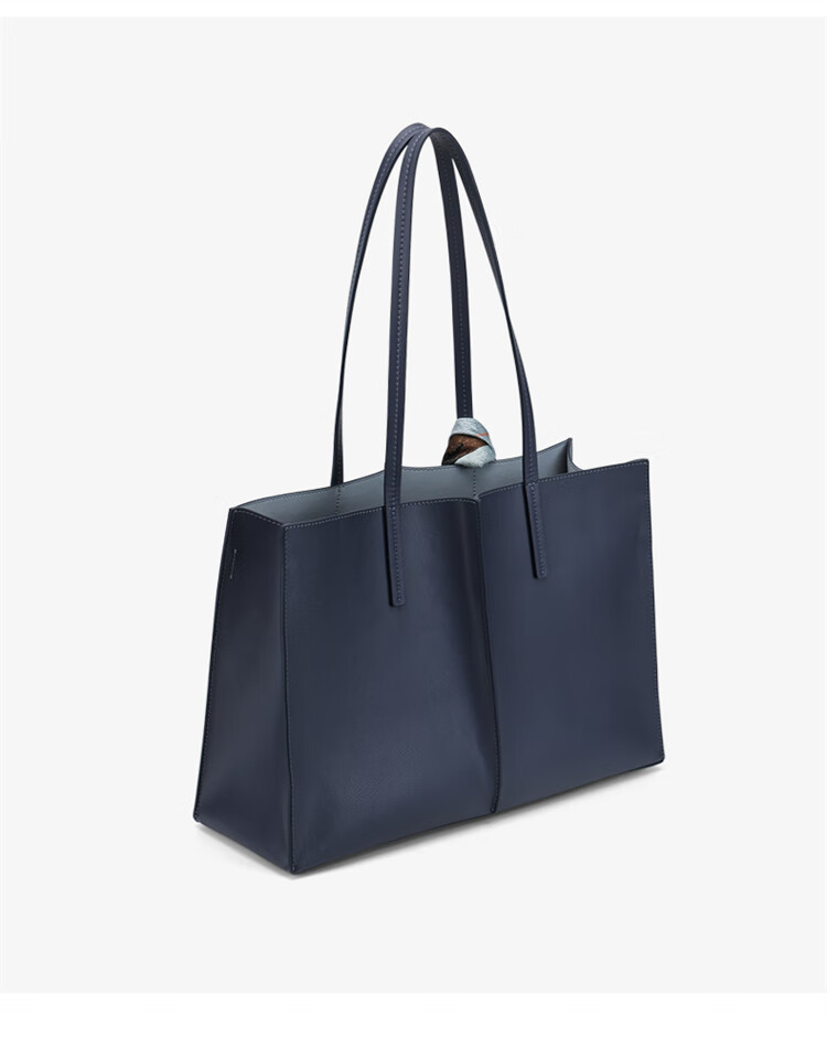 HONGU Leather Handbag, Shoulder Bag And Tote Bag with Large Capacity for Commuting, Women's Scarf Bag, Birthday Gift for Girlfriend 21