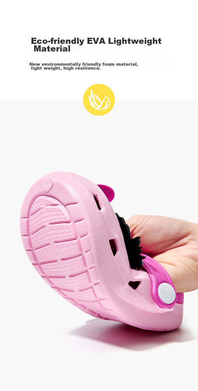 Barbie Children's Sandals, Summer Kids' Clogs, Girls' Beach Sandals, Girls' Slippers, BB240010, Pink/purple, Size 180 6