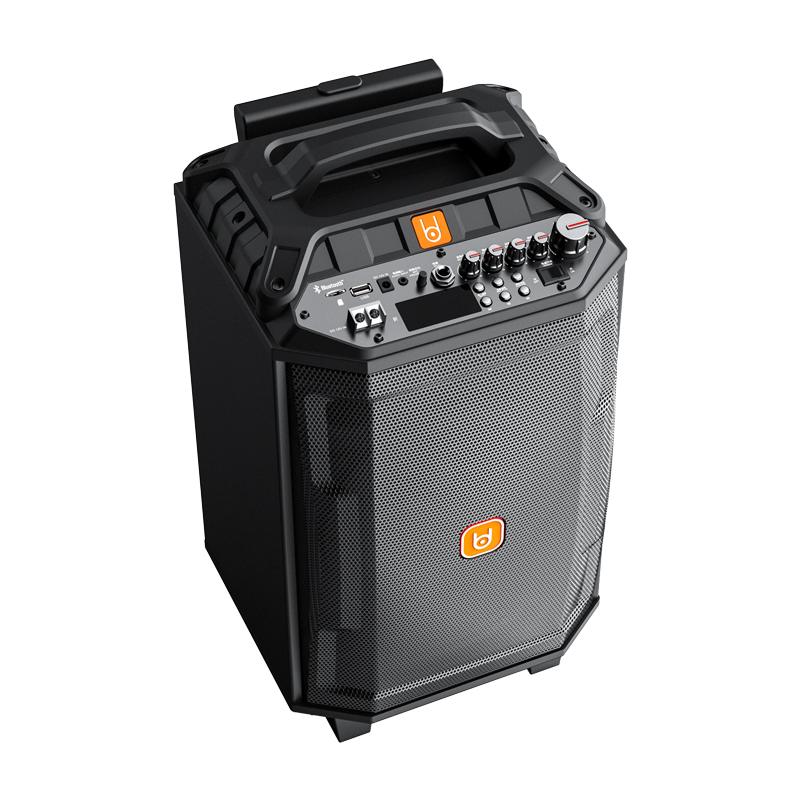 Портативная колонка Beid BD-0862 с Bluetooth, караоке, 8 дюймов, 2 микрофона